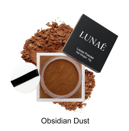 Obsidian dust setting powder